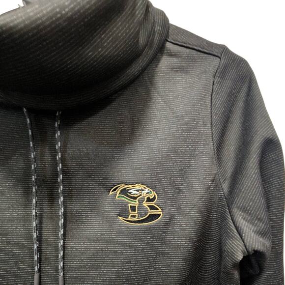 Under Armour Women Gray-Striped Long-Sleeve High-Neck Seahawks Pullover Sz L NWT - Picture 7 of 15